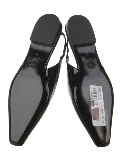 Versace Patent Leather Slingback Flats