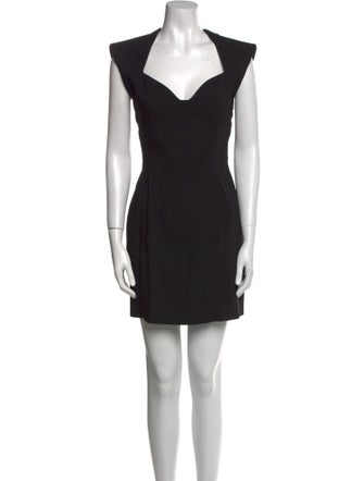 Versace Square Neckline Mini Dress