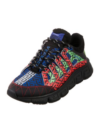 Versace Medusa Insignia Leather Chunky Sneakers
