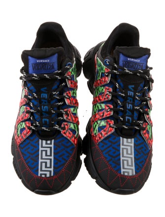 Versace Medusa Insignia Leather Chunky Sneakers