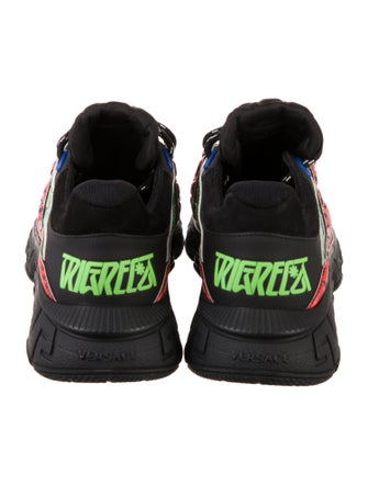 Versace Medusa Insignia Leather Chunky Sneakers