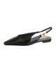 Versace Patent Leather Slingback Flats