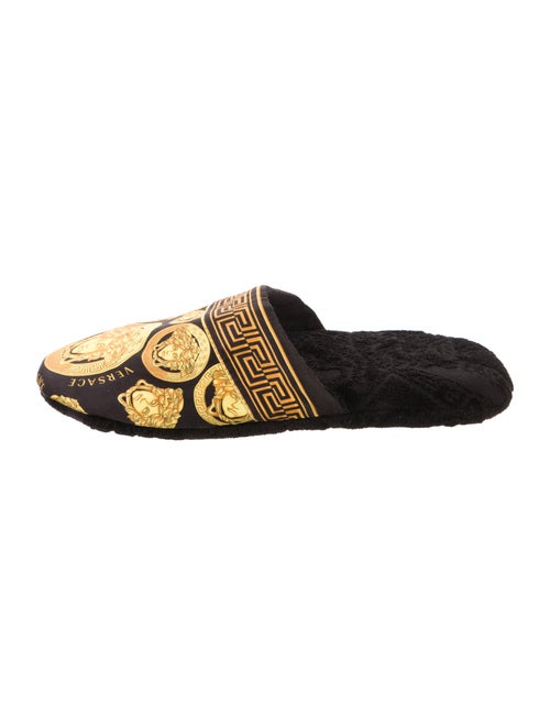 Versace Terry Cloth Printed Mules