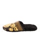 Versace Terry Cloth Printed Mules