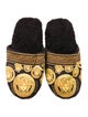 Versace Terry Cloth Printed Mules