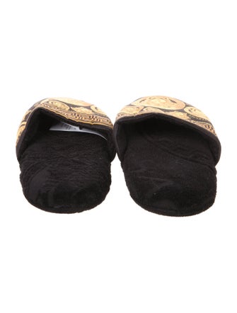 Versace Terry Cloth Printed Mules