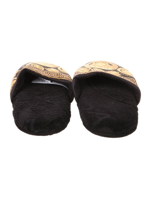 Versace Terry Cloth Printed Mules