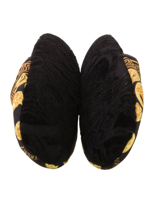 Versace Terry Cloth Printed Mules