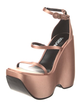 Versace Medusa Insignia Satin Sandals