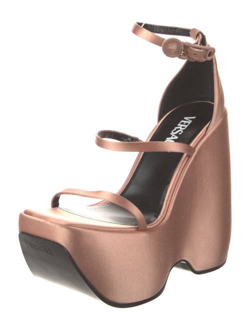 Versace Medusa Insignia Satin Sandals