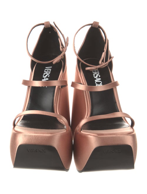 Versace Medusa Insignia Satin Sandals