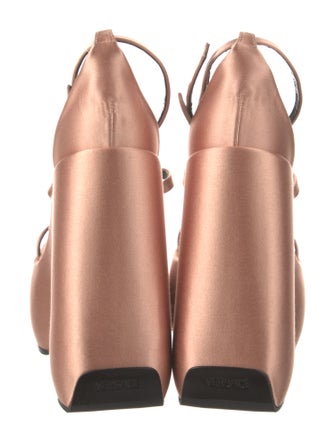 Versace Medusa Insignia Satin Sandals