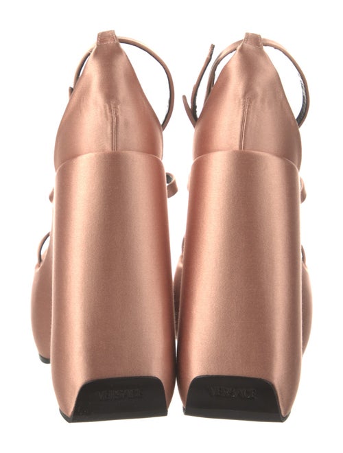 Versace Medusa Insignia Satin Sandals