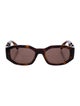 Versace Square Tinted Sunglasses