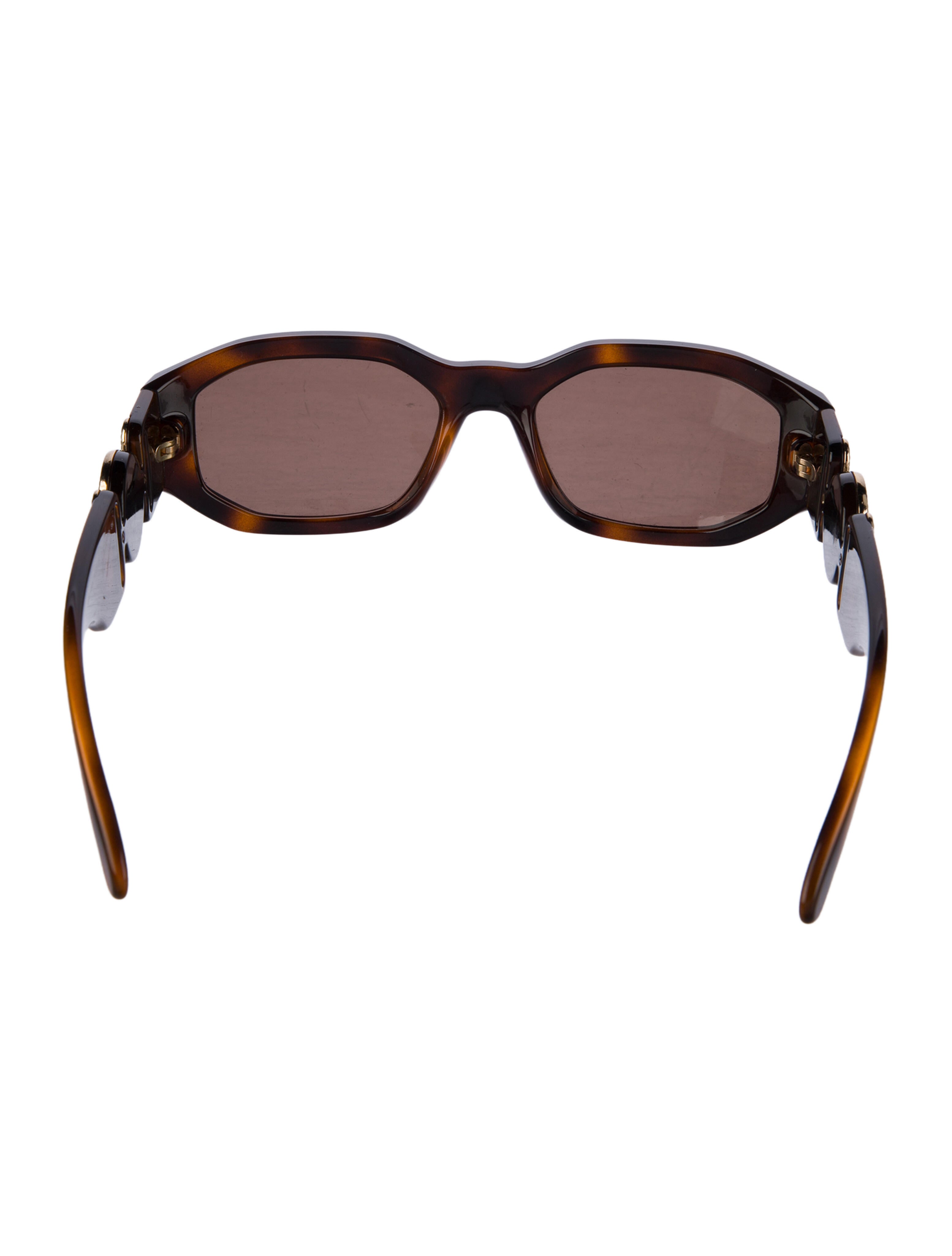 Versace Square Tinted Sunglasses