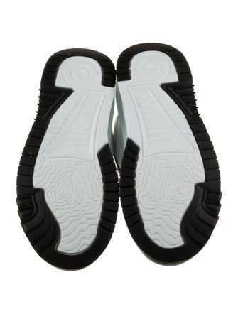 Versace Leather Colorblock Pattern Sneakers