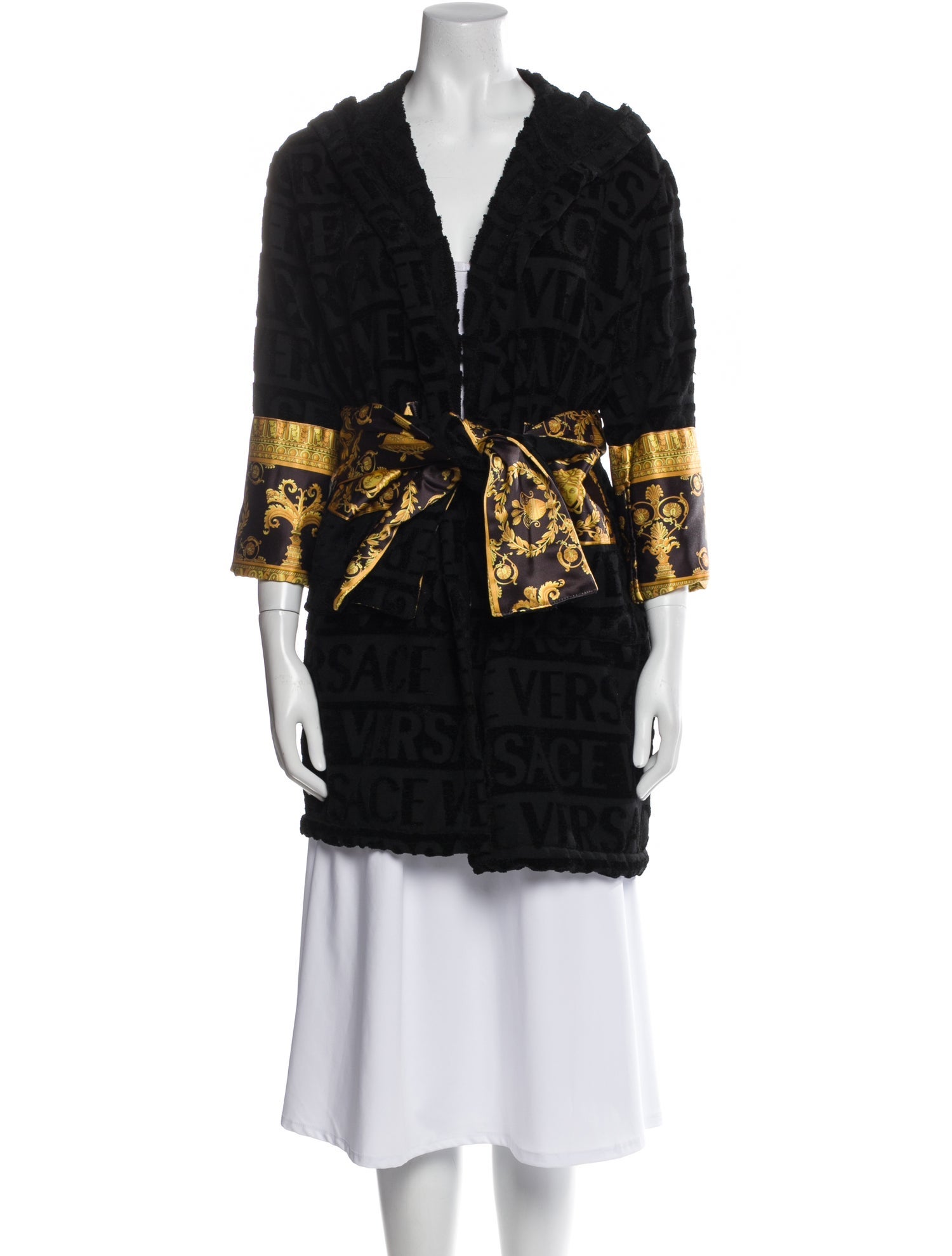 Versace Graphic Print Robe