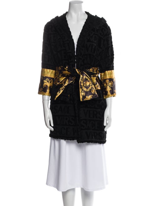 Versace Graphic Print Robe