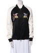 Versace Floral Print Bomber Jacket