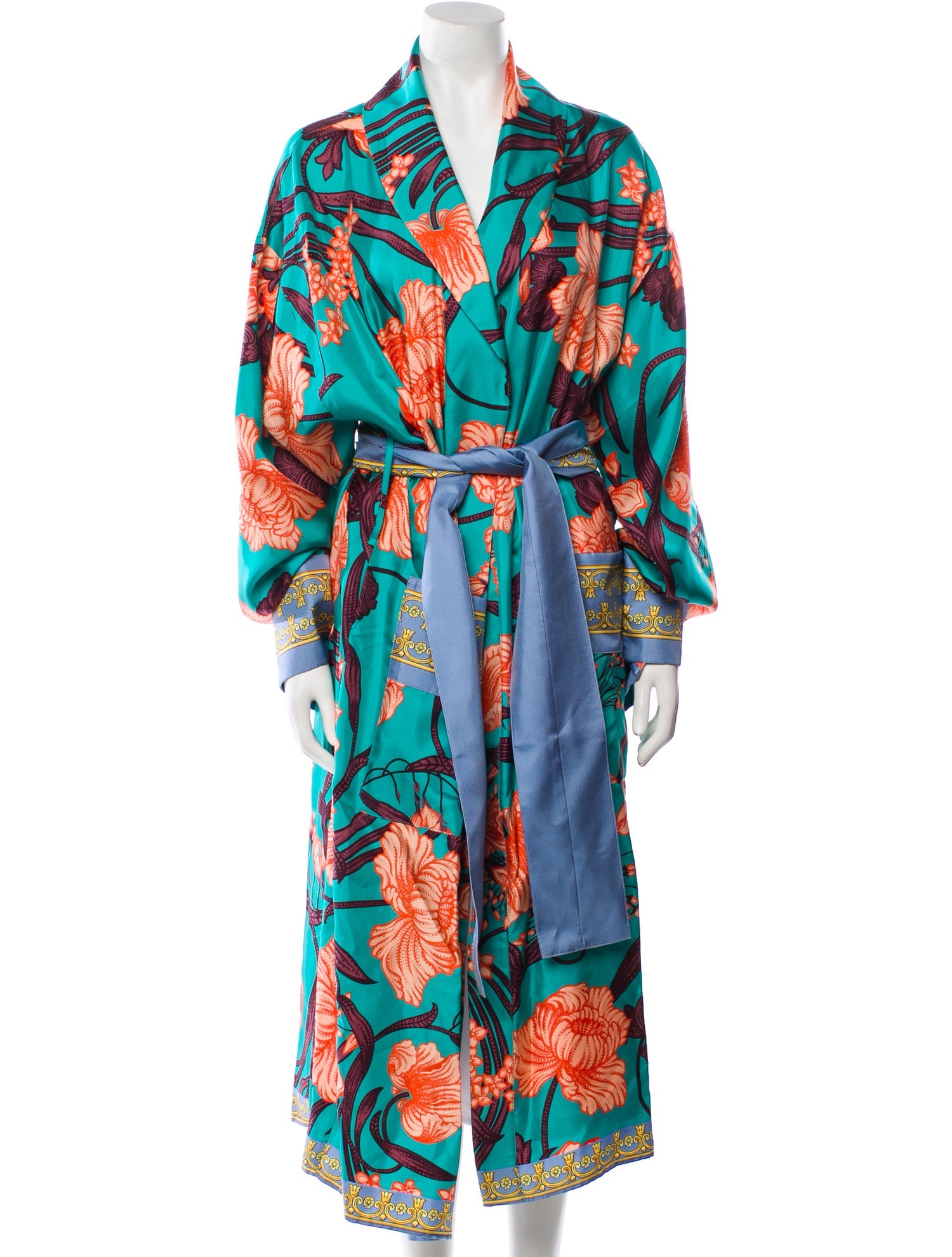 Versace Silk Printed Robe w/ Tags