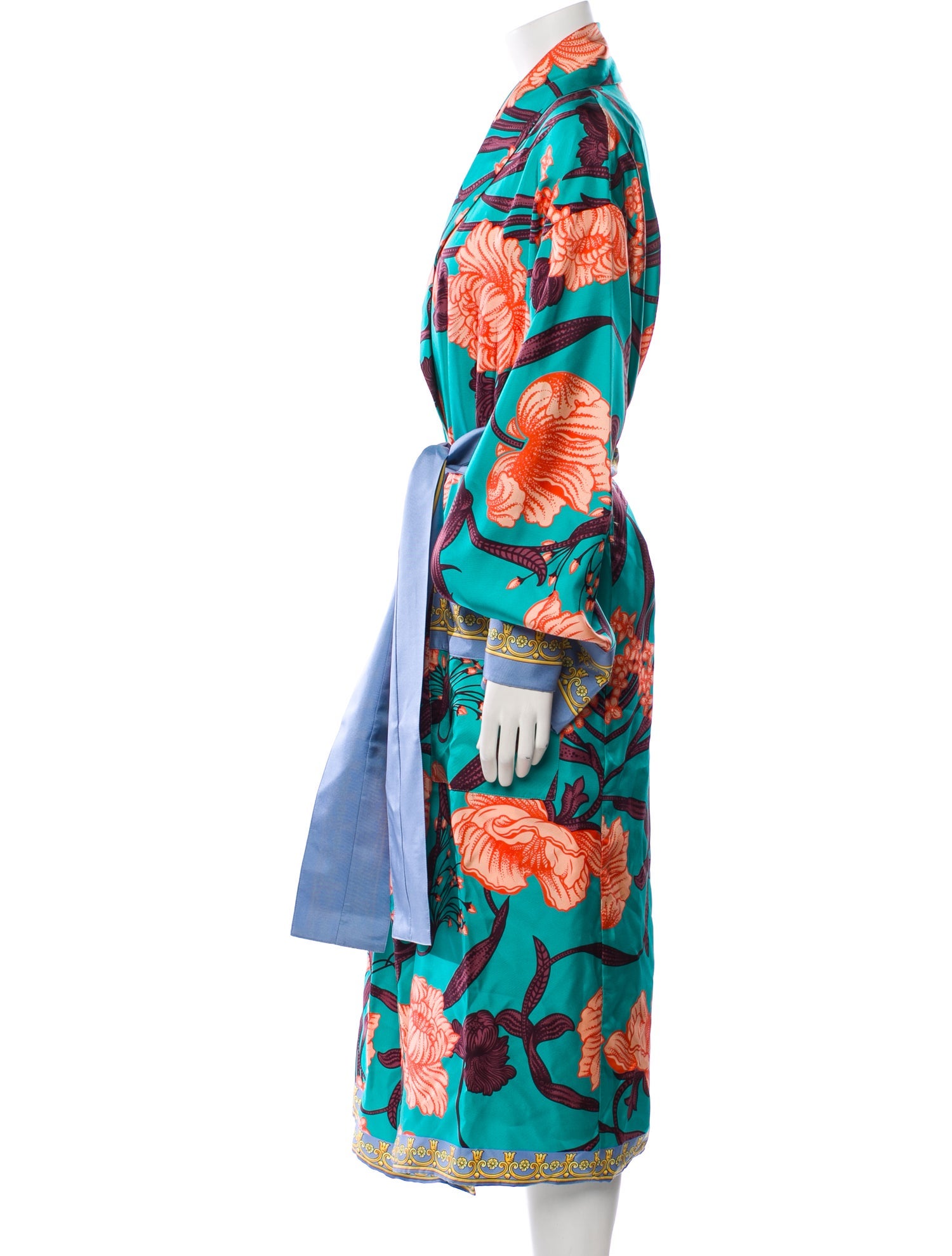 Versace Silk Printed Robe w/ Tags