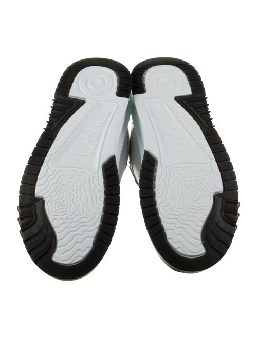 Versace Leather Colorblock Pattern Sneakers