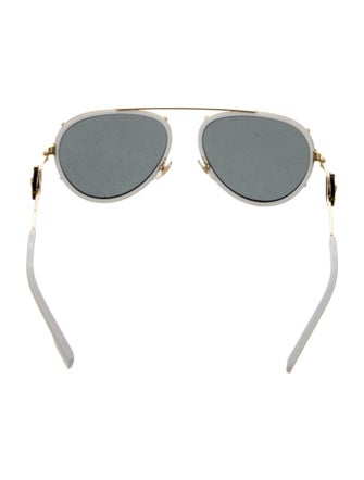 Versace Aviator Mirrored Sunglasses