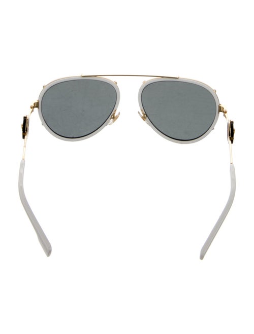 Versace Aviator Mirrored Sunglasses