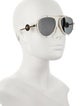 Versace Aviator Mirrored Sunglasses