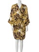 Versace Silk Printed Robe