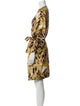 Versace Silk Printed Robe