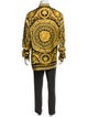 Versace Barocco Print Plaid Print Shirt