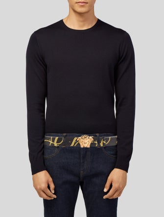 Versace Leather Waist Belt