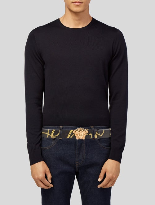Versace Leather Waist Belt