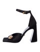 Versace Medusa Insignia Satin Sandals