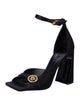 Versace Medusa Insignia Satin Sandals