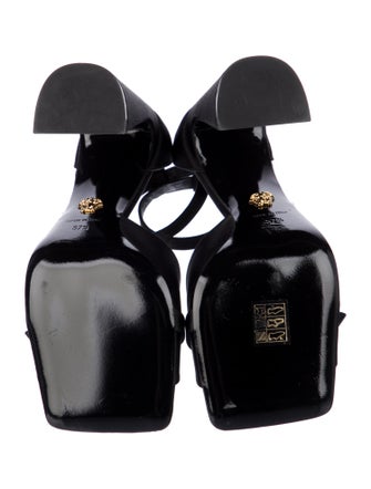 Versace Medusa Insignia Satin Sandals