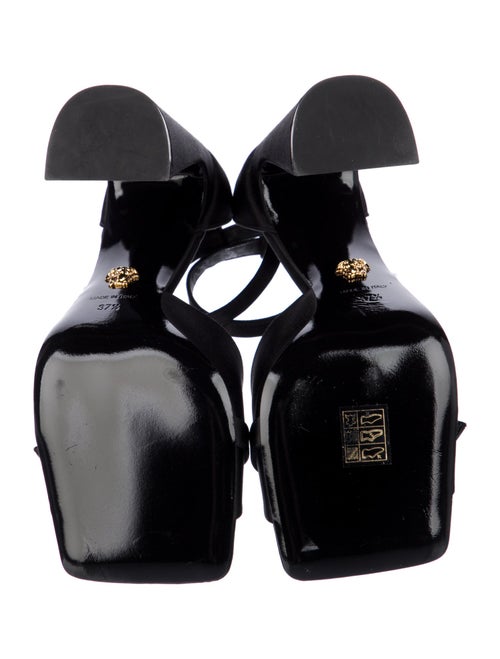 Versace Medusa Insignia Satin Sandals