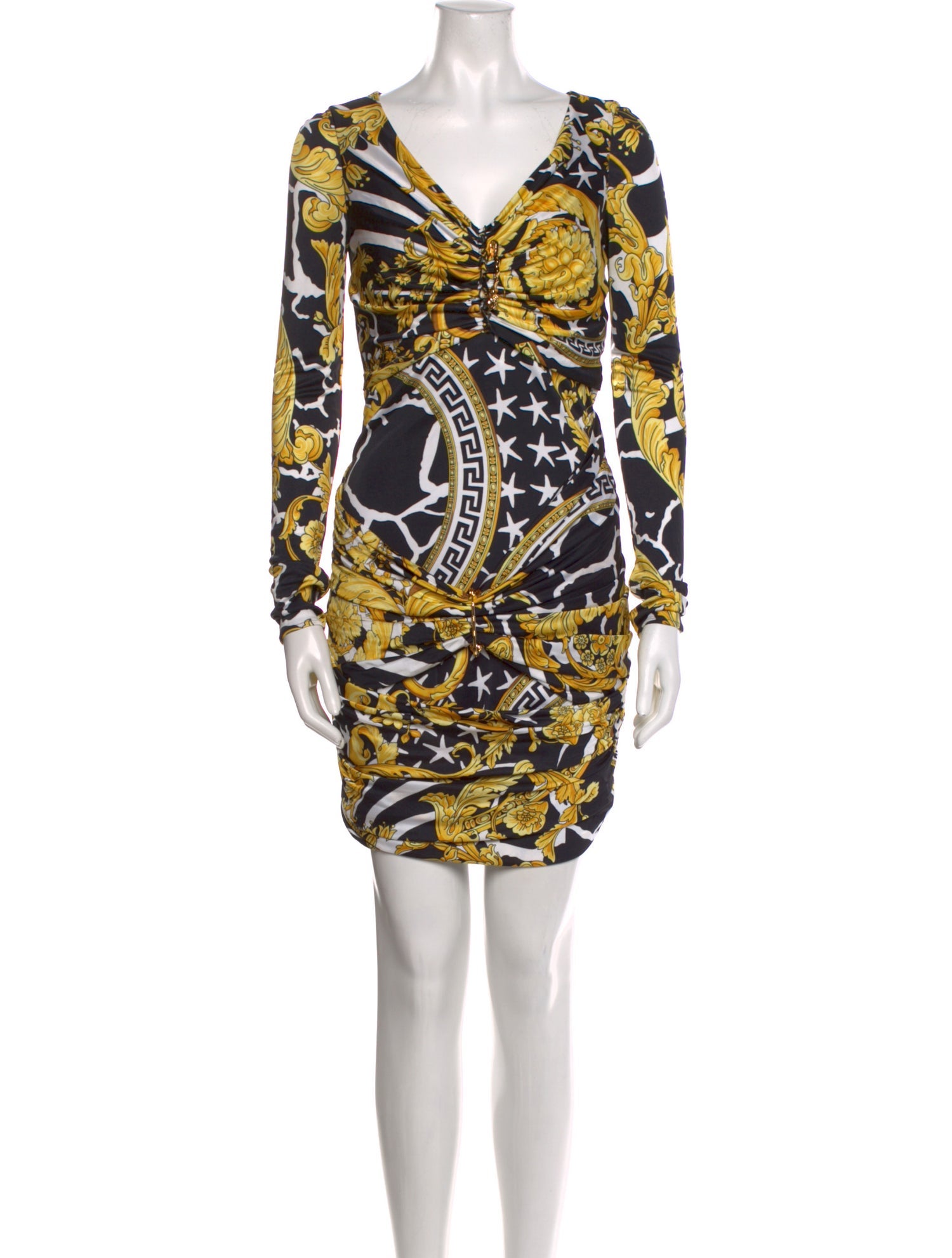 Versace Printed Mini Dress
