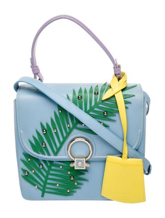 Versace Leather Shoulder Bag