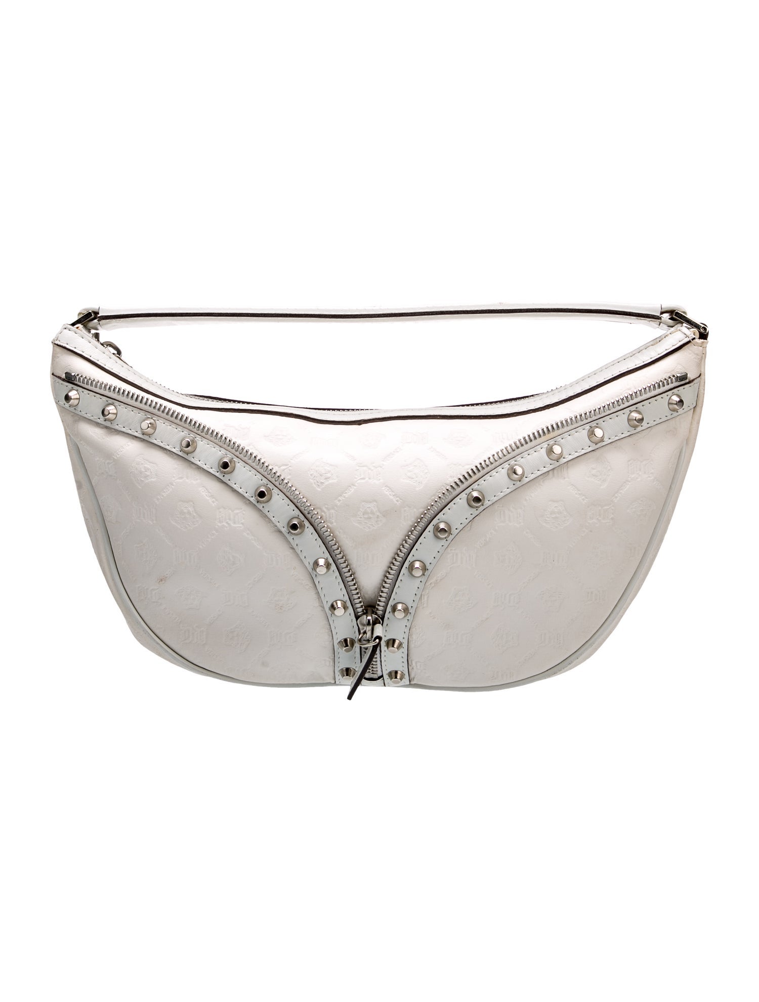 Versace Leather Top Handle Bag