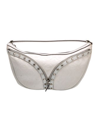 Versace Leather Top Handle Bag