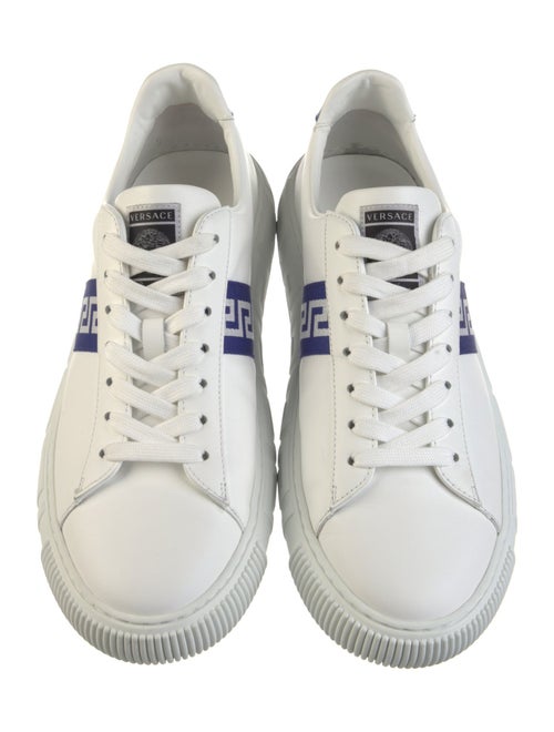 Versace Leather Printed Sneakers