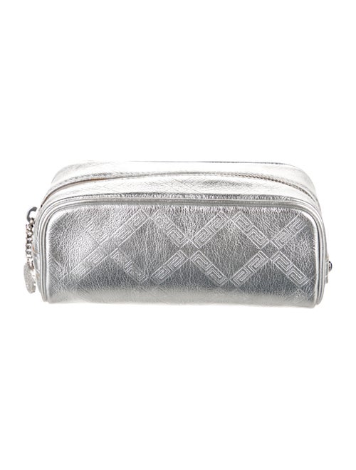 Versace women's metallic cosmetic bag