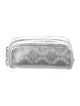 Versace women's metallic cosmetic bag