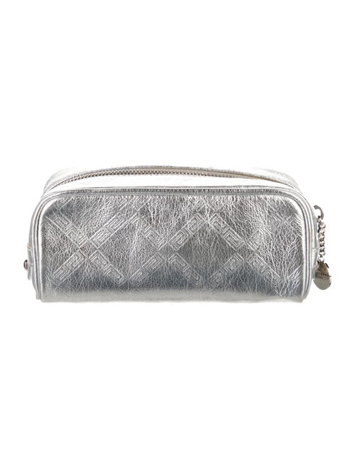 Versace women's metallic cosmetic bag
