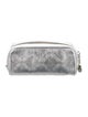 Versace women's metallic cosmetic bag