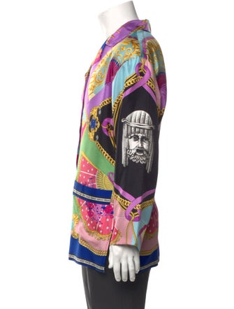 Versace Silk Printed Shirt