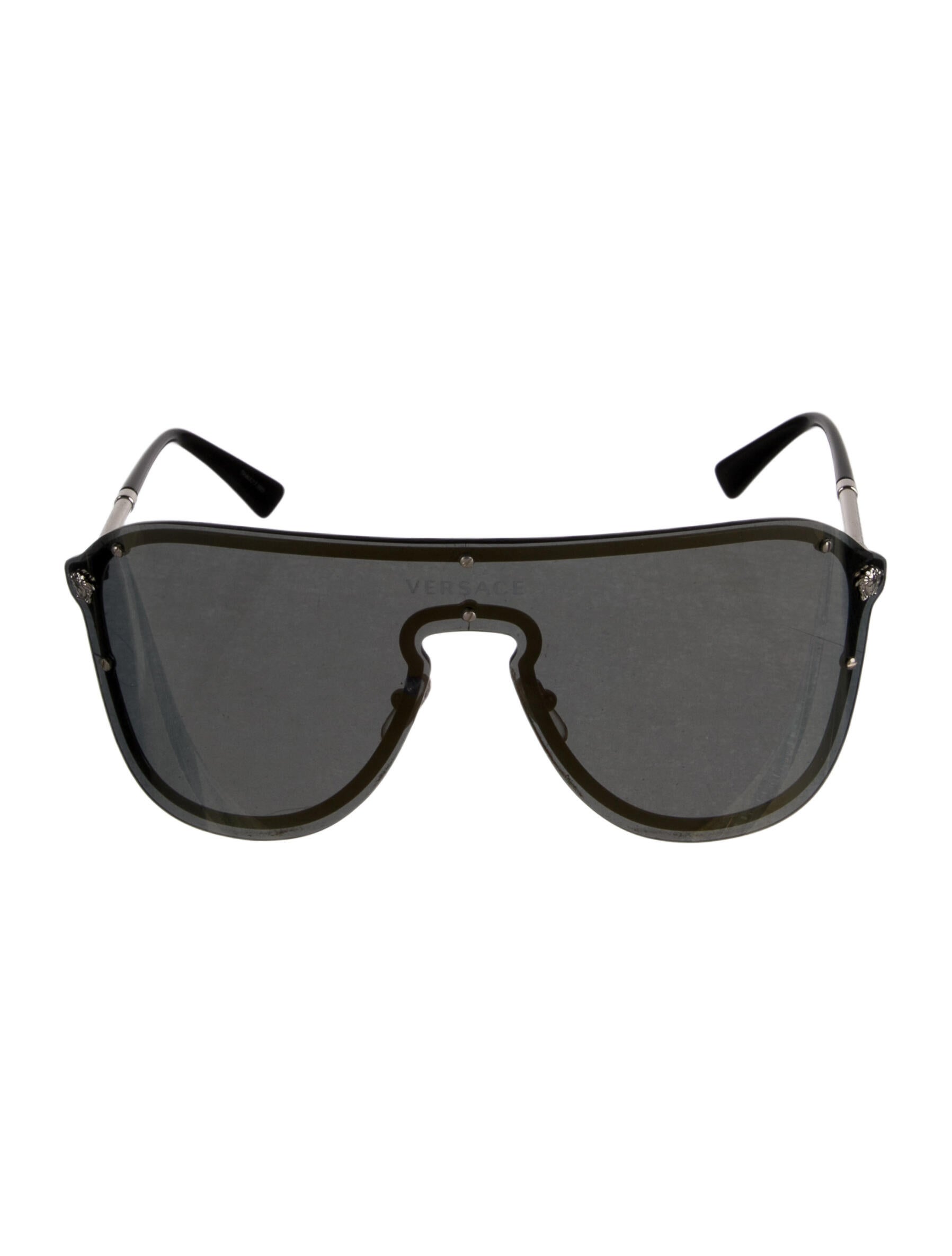 Versace Shield Tinted Sunglasses