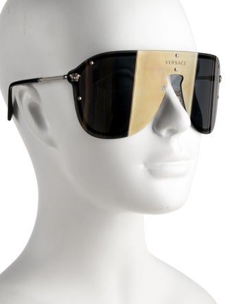 Versace Shield Tinted Sunglasses